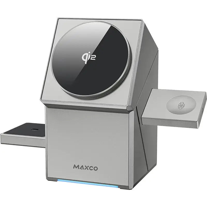 3-in-1 Fast Wireless Charger Magnetic Stand