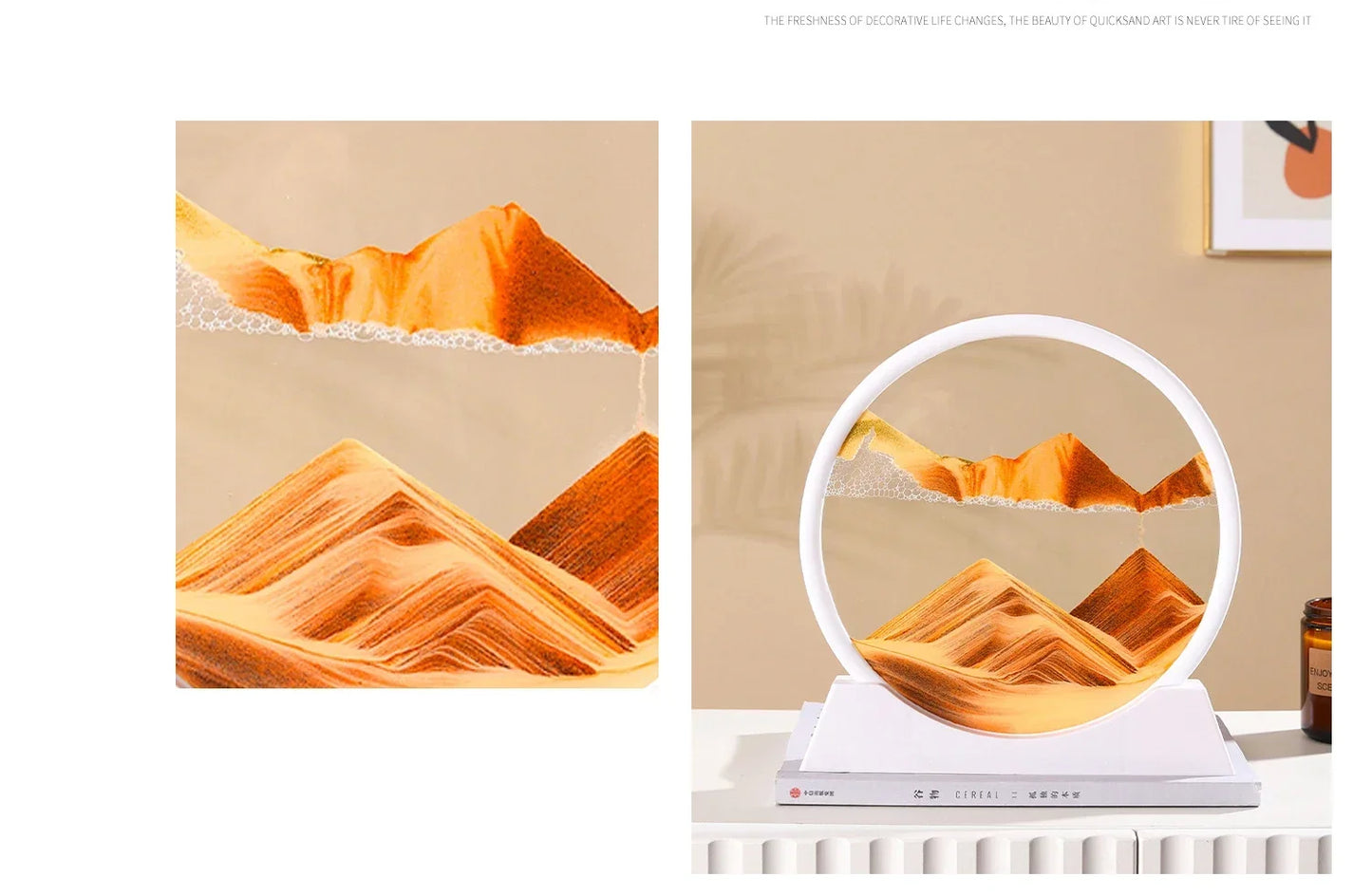 Quicksand Craft Home Decor Moving Sand Art